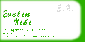 evelin niki business card